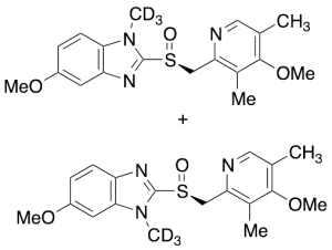 N-Methyl Esomeprazole-d3(Mixture of isomers with the methylated nitrogens of imidazole)