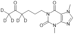 Pentoxifylline-4',4',6',6',6'-d5