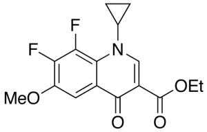 1-Cyclopropyl-7-8-difluoro-6-methoxy-4-oxo-1,4-dihydroquinoline-3-carboxylic Acid Ethyl Ester