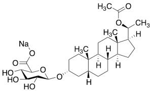 Pregnanediol 20-O-Acetate 3a-O-b-D-Glucuronide Sodium Salt