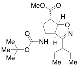 (3aR,4R,6S,6aS)-4-[[(1,1-Dimethylethoxy)carbonyl]amino]-3-(1-ethylpropyl)-3a,5,6,6a-tetrahydro-4H-cyclopent[d]isoxazole-6-carboxylic Acid Methyl Ester