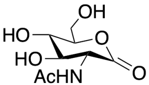 2-Acetamido-2-deoxy-D-glucono-1,5-lactone (>80%)