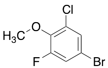 5-Bromo-1-chloro-3-fluoro-2-methoxybenzene