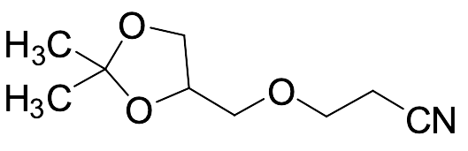 3-[(2,2-Dimethyl-1,3-dioxolan-4-yl)methoxy]propanenitrile