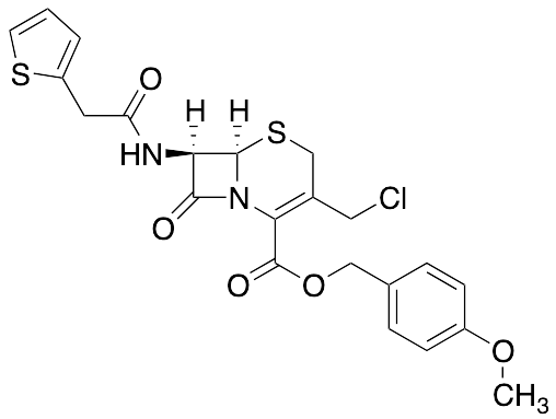 (6R,7R)-3-(Chloromethyl)-8-oxo-7-[[2-(2-thienyl)acetyl]amino]-5-thia-1-azabicyclo[4.2.0]oct-2-ene-2-carboxylic Acid (4-Methoxyphenyl)methyl Ester