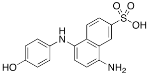8-Amino-5-[(4-hydroxyphenyl)amino]-2-naphthalenesulfonic Acid