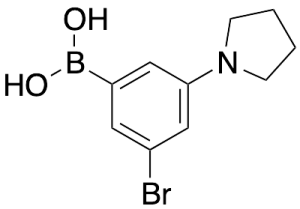 3-Bromo-5-pyrrolidinophenylboronic Acid