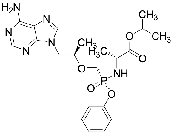 D-Alanine N-[(R)-[[(1R)-2-(6-Amino-9Hpurin-9-yl)-1-methylethoxy]methyl]phenoxyphosphinyl]-1-methylethyl Ester