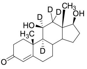 11-Hydroxytestosterone-[9,11,12,12-D4]