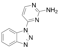 4-(1H-1,2,3-benzotriazol-1-yl)pyrimidin-2-amine