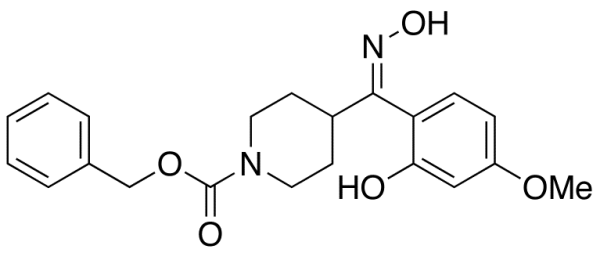 (Z)-2-(5-Methoxy)phenol 4-(N-Benzyloxycarbonyl)piperidinyl-methanone Oxime