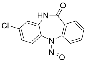 8-Chloro-5,10-dihydro-5-nitroso-11H-dibenzo[b,e][1,4]diazepin-11-one