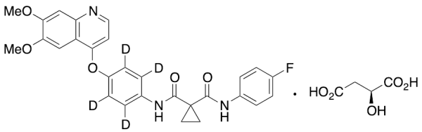 Cabozantinib (Phenylene-d4) L-Malate Salt