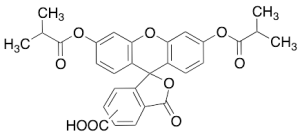 5(6)-Carboxyfluorescein Diisobutyrate