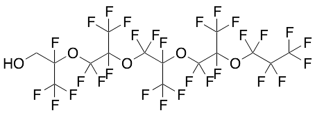 2,3,3,3-Tetrafluoro-2-[hexafluoro-2-[hexafluoro-2-[hexafluoro-2-[hexafluoro-2-(heptafluoropropoxy)propoxy]propoxy]propoxy]propoxy]-1-propanol;