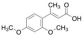 2,4-Dimethoxy-b-methylcinnamic Acid