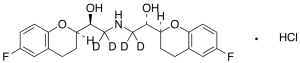 (-)-Nebivolol-d4 Hydrochloride
