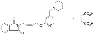 (Z)-2-[4-[[4-(1-Piperidinylmethyl)-2-pyridinyl]oxy]-2-butenyl]-1H-isoindole-1,3(2H)-dione Maleate