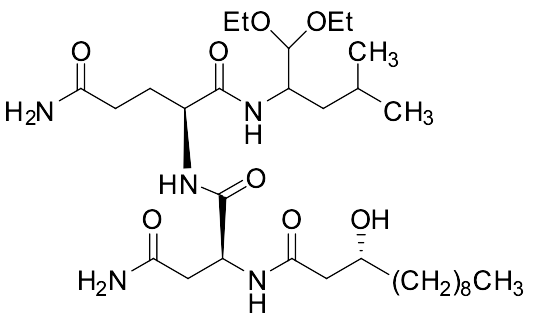 N2-[(3R)-3-Hydroxy-1-oxododecyl]-L-asparaginyl-N1-[(1S)-1-(diethoxymethyl)-3-methylbutyl]-L-glutamamide
