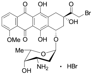 14-Bromo Daunorubicin Hydrobromide Salt (>75%)