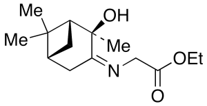 (+)-(1R,2R,5R)--Ethyl [(2-Hydroxypinan-3-ylene)amino]acetate