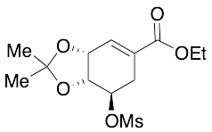 Ethyl 3,4-O-Isopropylidene-5-O-methanesulfonylshikimate