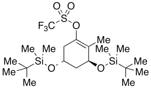 (3S,5S)-3,5-Bis(tert-butyldimethylsilyloxy)-2-methyl-1-cyclohexen-1-ol 1-Trifluoromethanesulfonate