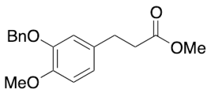 4-Methoxy-3-(phenylmethoxy)benzenepropanoic Acid Methyl Ester