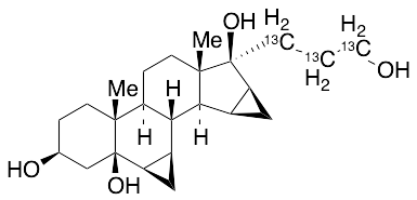 17-(3-Hydroxypropyl-13C3)-6Beta,7Beta:15Beta,16Beta-dimethyleneandrostane-3Beta,5Beta,17Beta-triol