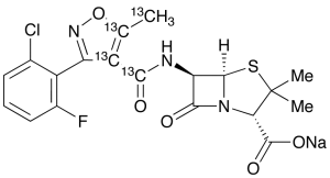 Flucloxacillin-13C4 Sodium