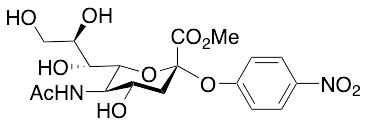 5-Acetamino-4-hydroxy-2-(4-nitro-phenoxy)-6-(1,2,3-trihydroxy-propyl)-tetrahydro-pyran-2-carboxylic Acid Methyl Ester
