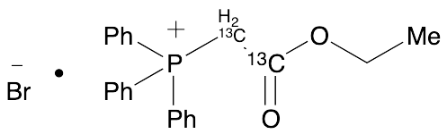 (Ethoxycarbonylmethyl)triphenylphosphonium-13C2 Bromide