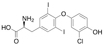 O-(3-Chloro-4-hydroxyphenyl)-3,5-diiodo-L-Tyrosine
