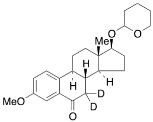 3-O-Methyl 6-Keto 17Beta-Estradiol-d2 17-O-Tetrahydropyran