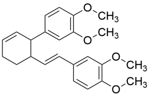 3-(3,4-Dimethoxyphenyl)-4-[(E)-3,4-dimethoxystyryl]cyclohex-1-ene