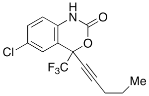 rac 6-Chloro-1,4-dihydro-4-(1-pentynyl)-4-(trifluoromethyl)-2H-3,1-benzoxazin-2-one