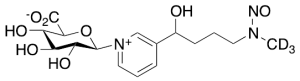 4-(Methylnitrosamino-d3)-1-(3-pyridyl)-1-butanol N-beta-D-Glucuronide (>80%)