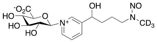4-(Methylnitrosamino-d3)-1-(3-pyridyl)-1-butanol N-beta-D-Glucuronide (>80%)