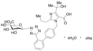 Olmesartan N2-Glucuronide Sodium Salt Hydrate