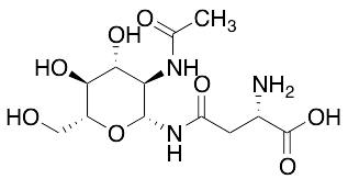 2-Acetamido-1-N-(b-L-aspartyl)-2-deoxy-b-D-glucopyranosylamine