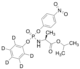 N-[(S)-(4-Nitrophenoxy)phenoxy-2,3,4,5,6-d5-phosphinyl]-L-Alanine-d5 1-Methylethyl Ester