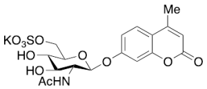 4-Methylumbelliferyl 6-Sulfo-2-acetamido-2-deoxy-Beta-D-glucopyranoside Potassium Salt