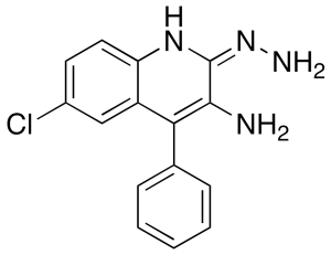 3-Amino-6-chloro-4-(4-pyridinyl)-2-quinolinone Hydrazone
