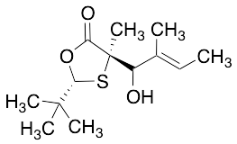 (2R,4R)-2-(1,1-Dimethylethyl)-4-[(2E)-1-hydroxy-2-methyl-2-buten-1-yl]-4-methyl-1,3-oxathiolan-5-one