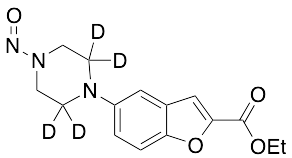 5-(4-Nitrosopiperazin-1-yl)benzofuran-2-carboxylic Acid Ethyl Ester-d4