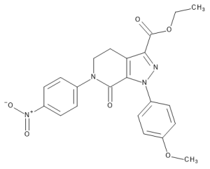 Ethyl 1-(4-Methoxyphenyl)-6-(4-nitrophenyl)-7-oxo-4,5,6,7-tetrahydro-1H-pyrazolo[3,4-c]pyridine-3-carboxylate
