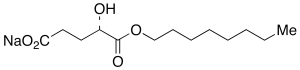 (2S)-2-Hydroxyglutaric Acid Octyl Ester Sodium Salt