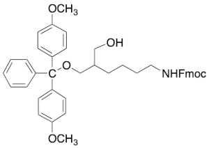 1-O-Dimethoxytrityl-2-(N-Fmoc)-4-Aminobutyl)-1,3-propanediol, >95%