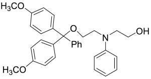 2-((2-(Bis(4-methoxyphenyl)(phenyl)methoxy)ethyl)(phenyl)amino)ethan-1-ol(DMTr-N-phenyldiethanolamine)