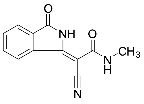 2-Cyano-2-(2,3-dihydro-3-oxo-1H-isoindol-1-ylidene)-N-methylacetamide